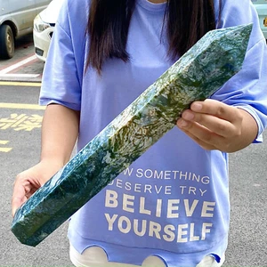 4,95 Pfund seltene Kristall Wasser Gras Säule - einzigartige Sammlung Feng Shui Dekoration - Bild 1 von 12