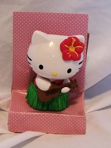 Sanrio Hello Kitty Dashboard Hula Dancer Girl Car Bobble Toy Figure NWOB 3.5" - Picture 1 of 5