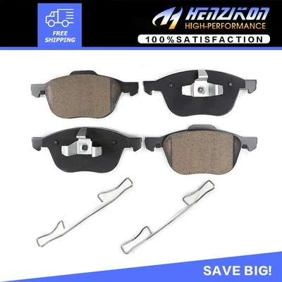 Pastillas de freno delanteras de cerámica para Focus Mazda 3 5 Volvo C30 C70 S40 V50 EE. UU. Foto 1 de 4