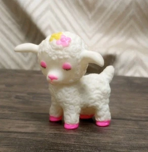 Vintage R Dakin & Co Gummi Quietschspielzeug Baby Lamm Schaf 1974 - Bild 1 von 6