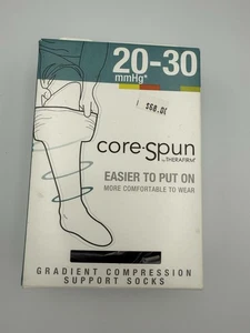 Therafirm Core-Spun 20-30 mmHg Compression Knee High Socks 18722 New - Picture 1 of 6