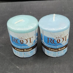 Root 20 Stunden Votivkerzen Cotton Breeze blau - 2er Set - Neu  - Bild 1 von 6