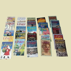 Lot 25 Yankee Magazines New England History Travel Recipes 1997 1998 Vintage - Bild 1 von 8