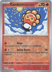 Castform Sunny Form #020/191 SV08: Surging Sparks Reverse Holo - Picture 1 of 1
