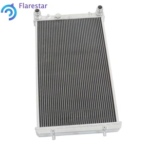 Aluminum Dual Core Cooling Radiator 1999-06 For VW VAG Golf Jetta MK4 Audi TT - Picture 1 of 11