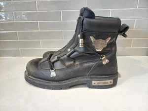 Harley Davidson Boots Mens Brake Light Boot Mens Size US 10.5 Black Biker D91680 - Bild 1 von 16