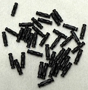 39 K’NEX schwarz 1/2" Micro Track Rods Achterbahn Posten - Bild 1 von 3