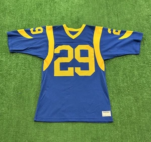 Vtg MacGregor Sand Knit ERIC DICKERSON #29 Los Angeles Rams Jersey Mens Medium - Picture 1 of 3