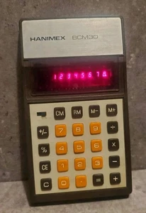 Vintage Hanimex BCM30 Elektronischer Taschenrechner getestet! Kostenloser Versand! - Bild 1 von 3