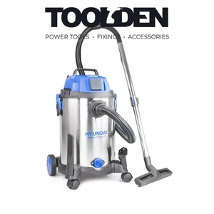 Hyundai HYVI3014 30L Wet/Dry Industrial Vacuum 1400W 230V - Picture 1 of 10