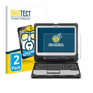 2x Display Schutz Folie für Panasonic Toughbook CF-33 Zubehör Transparent - Bild 1 von 6