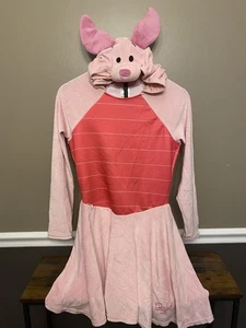 Disney Winnie Puuh Erwachsene Damen Ferkel Kostüm Kleid Geist Halloween klein - Bild 1 von 5