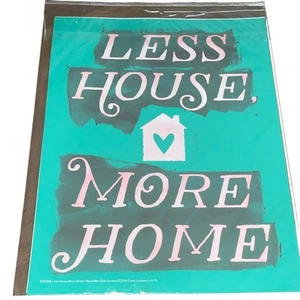 Chalk Couture Transfer Schablone Less House More Home Gr. B Wohndeko B193166 - Bild 1 von 4