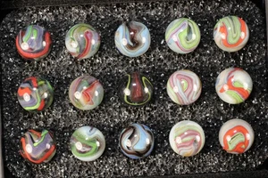 Dave's Appalachian Swirls "Oktoberfest" Schachtel mit Murmeln - Bild 1 von 7