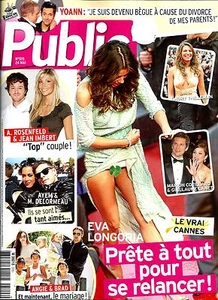 PUBLIC N°515 24 MAI 2013 EVA LONGORIA/ SPECIAL CANNES/ JOLIE&PITT/ FREGET - Imagen 1 de 1