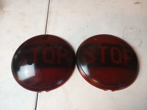 2 NOS Vintage BALKAMP NAPA LS321 STOP Light Glasses  - Bild 1 von 2