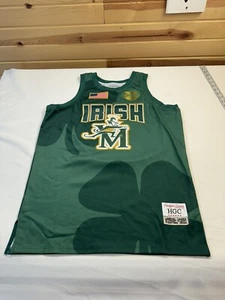 LeBron James Irish 2003 National Champions, Headgear Classics Green XL Jersey - Picture 1 of 9