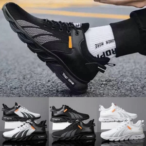 Men's Sports Shoes Trainers Running Sneakers Walking Outdoor Fitness Casual - Picture 1 of 12