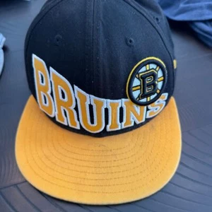 NHL Boston Bruins Official Snapback Cap Black Yellow Hockey Fan Merchandise - Bild 1 von 2