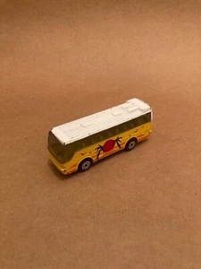 Matchbox Ikarus Coach Tropical Paradise Palm Trees 1:140 Diecast Scale Model Bus - Picture 1 of 3