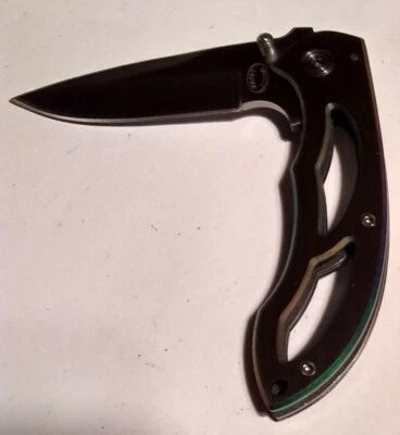 Spectrum Titanium  Folder 4 1/4"  Stainless Steel w/ Titanium Coat Edging *SALE* - Image 1 of 4