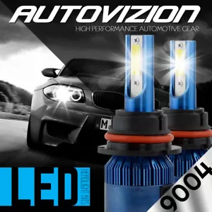 AUTOVIZION LED HID Headlight kit 9004 HB1 6K for 1986-1991 Mercedes-Benz 420SEL - Picture 1 of 12