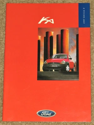 1997 FORD KA Sales Brochure - Ka, Ka2, Ka3 - Excellent Condition! - Image 1 of 4