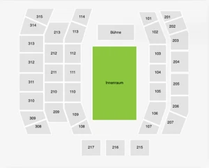 FINCH 17. 10.2025 Bremen * STEHPLATZ INNENRAUM * Tickets - Bild 1 von 1