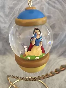 Disney 30th Anniversary Snow Globe Snowglobe Sketchbook Snow White Ornament NEW - Picture 1 of 10