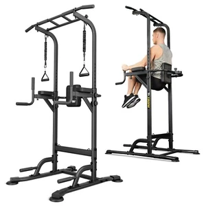 Power Tower Dip Station Klimmzugstange Expander Kraftturm TX-150PR TREX SPORT - Bild 1 von 6
