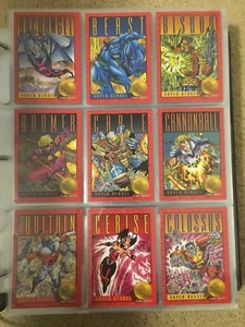 1993 Marvel X-Men Series 2 Trading Cards COMPLETE BASE SET, #1-100 NM/M - SkyBox - Picture 1 of 10