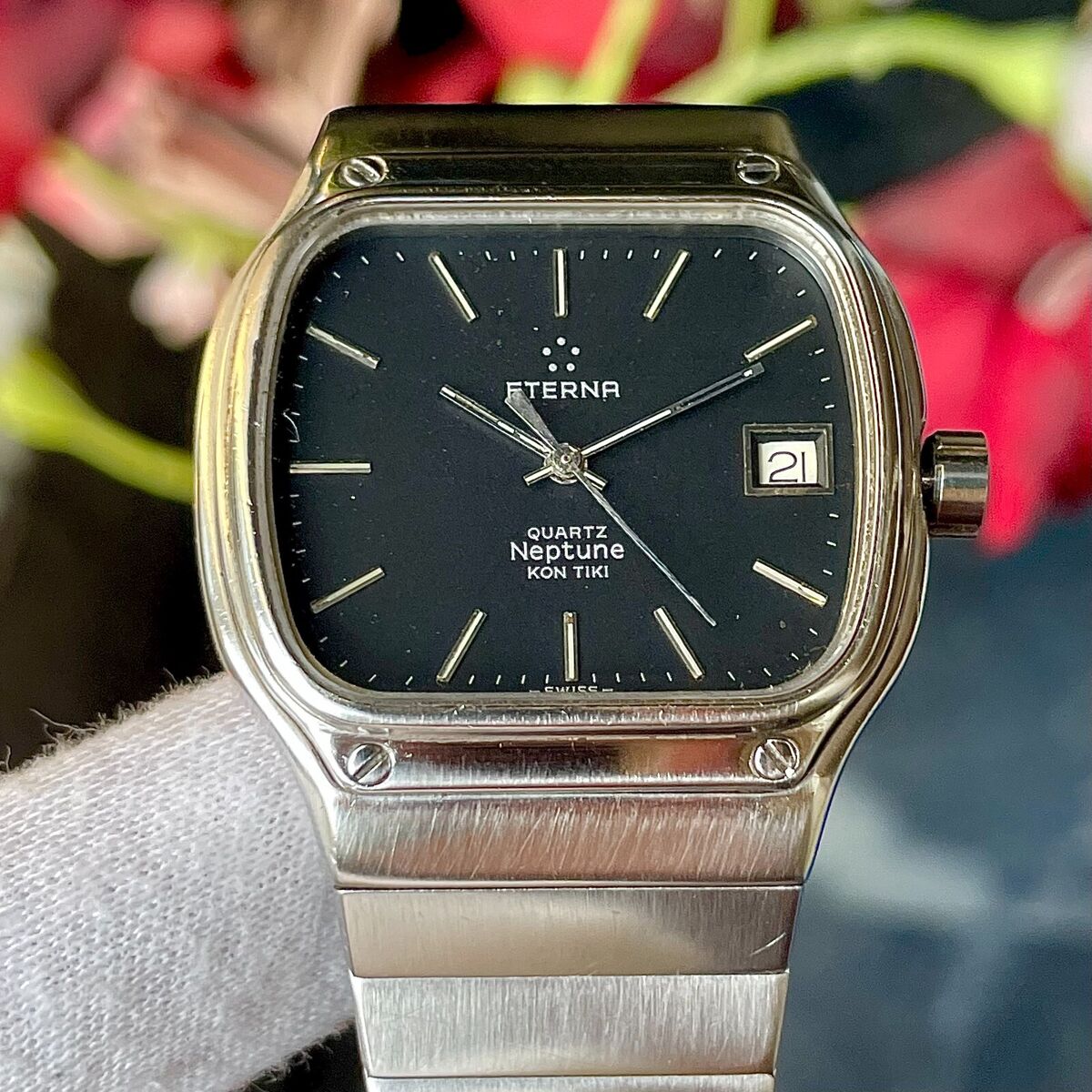 Eterna KonTiki 不锈钢表壳腕表| eBay Eterna KonTiki 不锈钢表壳腕表| eBay