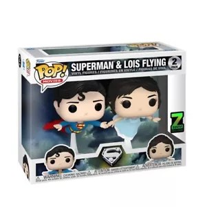 FLYING SUPERMAN & LOIS FUNKO POP 2 PACK VINYL FIGURE FIGURINE - Picture 1 of 2