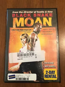 Black Snake Moan Blockbuster Rental Case DVD Movie 2007 Blues Guitar Music Drama - Foto 1 di 8