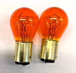 Sylvania NOS 1157NA Turn Signal, Amber Glass! Old School dark orange color - Bild 1 von 6