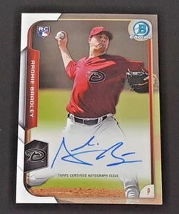 Bowman 2015 cromo Archie Bradley radiocontrol automático BCAR-AB DIAMONDBACKS - Imagen 1 de 3