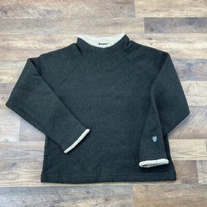 Kuhl  Alf Womens Small Alfpaca Pullover Fleece Sweater Gray Brown Canada - Picture 1 of 8