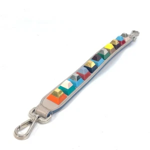 FENDI Strap you Nieten Schulterriemen Leder Mehrfarbig - Bild 1 von 14