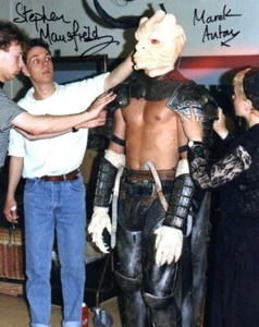 Doctor Who Autograph: MAREK ANTON & STEPHEN MANSFIELD (Battlefield) Signed Photo - Picture 1 of 1