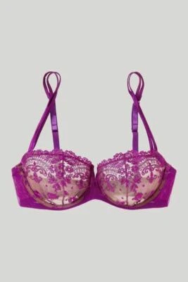 Sujetador balconette con aros bordado púrpura talla 32C $260 I.D.Sarrieri para mujer Foto 1 de 2