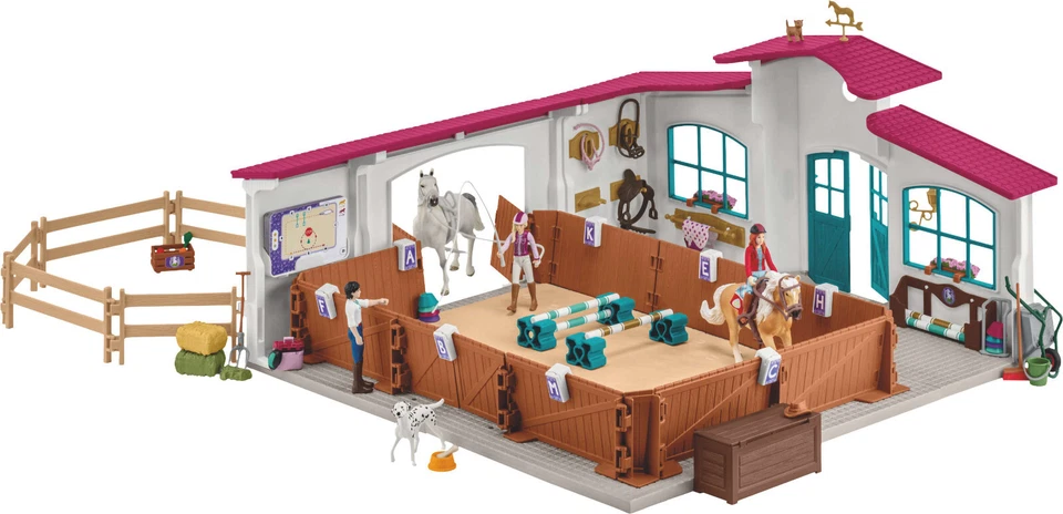 Schleich Horse Club Reithalle Peppertree Spielgebäude Schleich 42639 Spielzeug