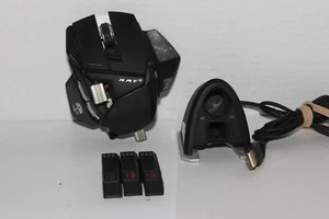 Mad Catz Rat 9 Wireless Mouse for parts (won't turn on) - Picture 1 of 11