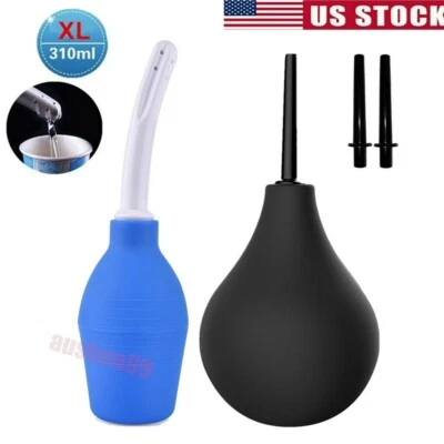 225/310ml Anal/Vaginal Bulb Douche Enema Bag Combination Colon Cleansing/Detox - Image 1 of 4