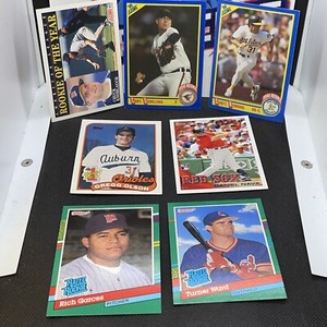 1990 score baseball curt schilling,nava,greg olson 7-card lot