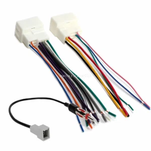 Radio Replace Wire Harness & Antenna Adapter For Hyundai Elantra Santa Fe 13-17 - Picture 1 of 11