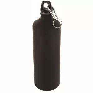 Highlander 1000ml Aluminium Drink Bottle Black - Picture 1 of 1