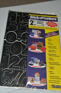 Headline Sign Stick-On Vinyl Numbers, Black, 2-Inch 31231 - Picture 1 of 2