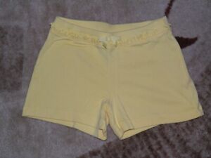 GYMBOREE "Sunny Citrus" Yellow Mini Ruffle Bow Shorts Size 8