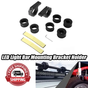 Mount Brackets LED Light Bar Clamp Roof Roll Cage 1" 1.5" 1.75" 2" Tube Offroad - Picture 1 of 10