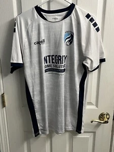 West Florida Flames Soccer Jersey Size Large White Capelli Sport Integrity - Bild 1 von 6